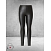 BASE LEVEL Leerlook Legging Alene Zwart
